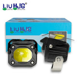 LIU HJG Single LED Future Lens HJG-103 40 watt Fog light with wiring harness for all Motorcycles