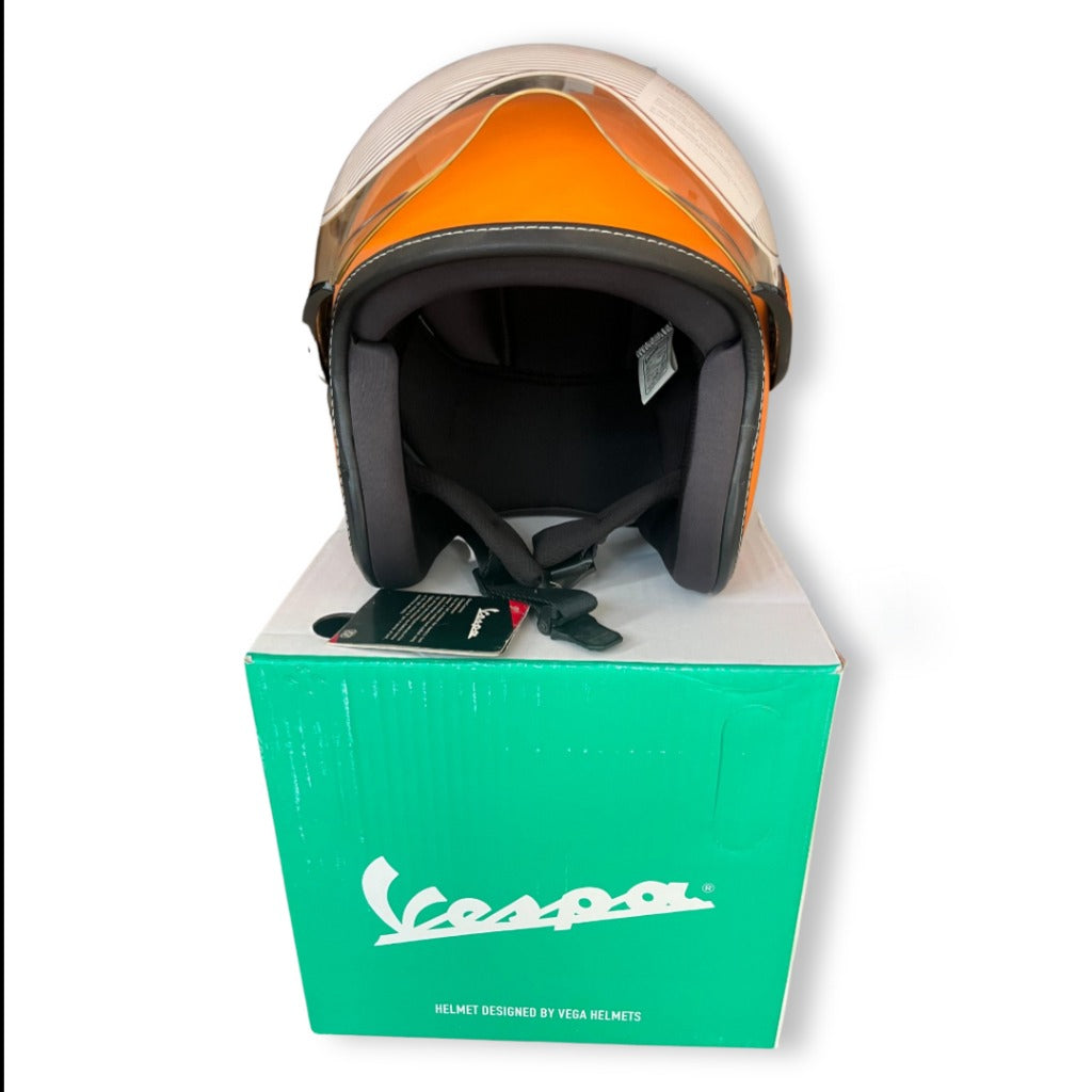 Vespa helmet - ORANGE ( ORIGINAL)