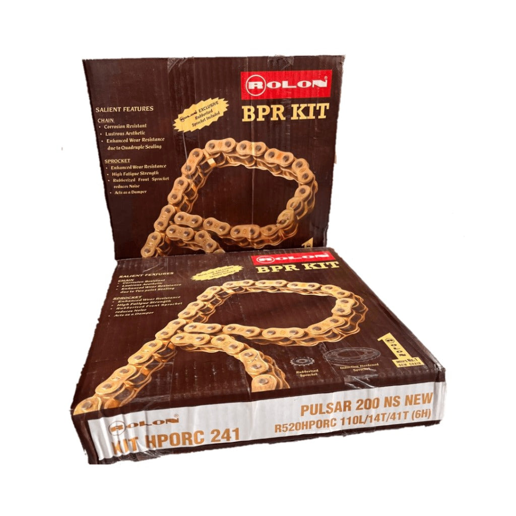 PULSAR NS200 HIGH PERFORMANCE BRASS CHAIN SPROCKET KIT