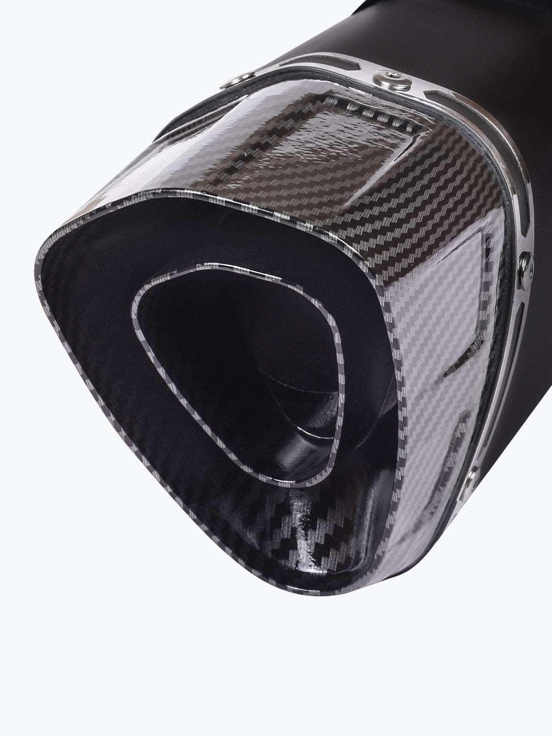 Akrapovic Centre Black End Carbon Shield Exhaust - Moto Modz
