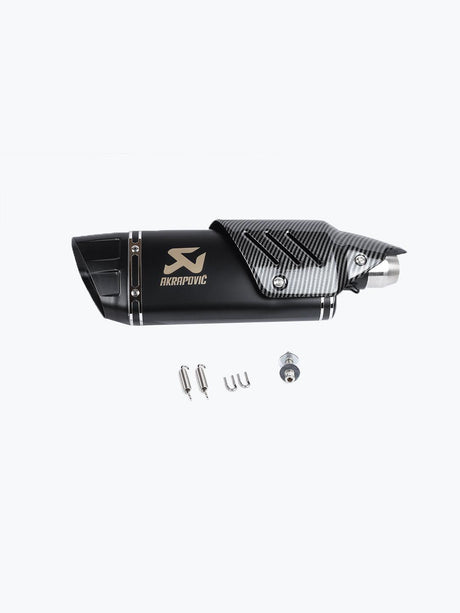 Akrapovic Full Black Carbon Shield Exhaust Premium - Moto Modz