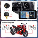 AOOCCI C6 PRO Motorcycle Dash Cam Front and Rear, 4K 1080P Dual Dash Motorcycle Camera with Wireless CarPlay and Android Auto, GPS & Emergency Lock, 140° Wide Angle, Wired Remote, IP67 Waterproof