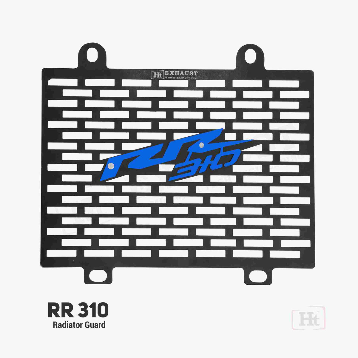 RR310 Radiator Guard – RD 917 – ht exhaust BLACK ( BLUE ) – Moto Modz