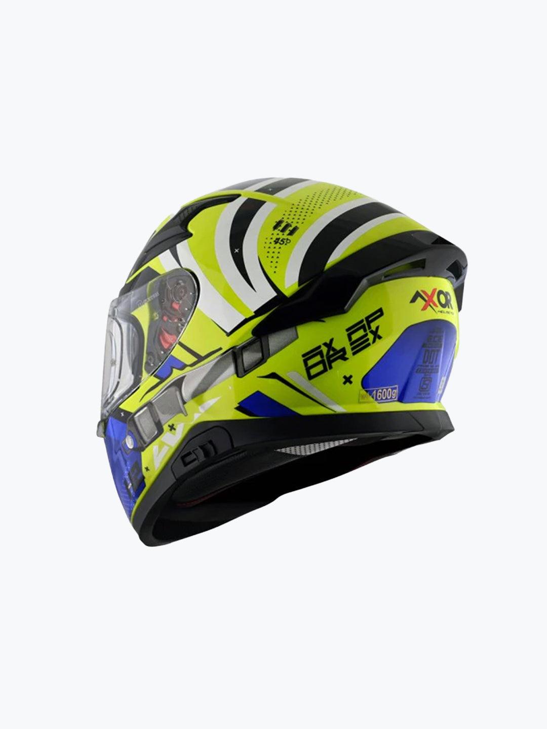 Axor Apex Hex-2 Neon Yellow Blue - Moto Modz