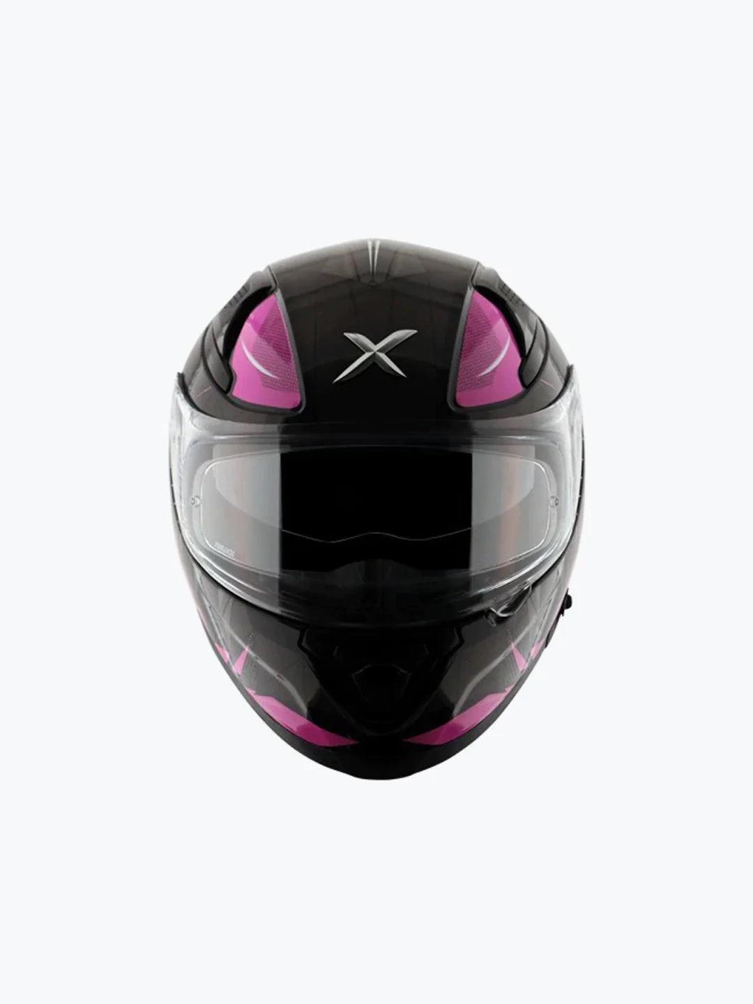 Axor Apex Hunter Gloss Black Pink Helmet L - Moto Modz