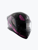 Axor Apex Hunter Gloss Black Pink Helmet L - Moto Modz