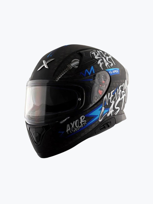 Axor Apex RideFast Black Blue - Moto Modz