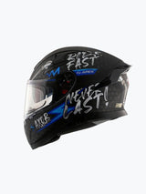 Axor Apex RideFast Black Blue - Moto Modz