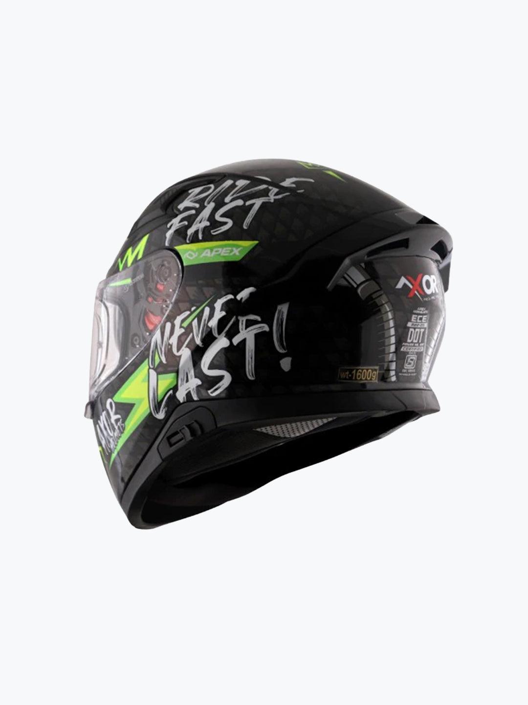 Axor Apex RideFast Black Neon Yellow - Moto Modz