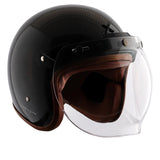 Axor Jet Carbon Small Checks helmet with Bubble Visor - Moto Modz