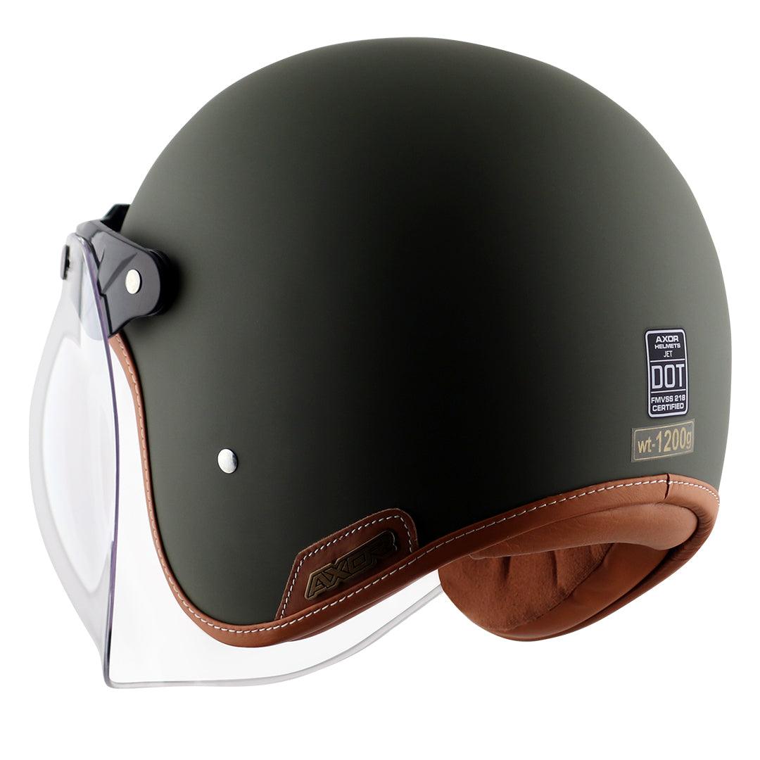 Axor Retro Jet Helmet - Moto Modz