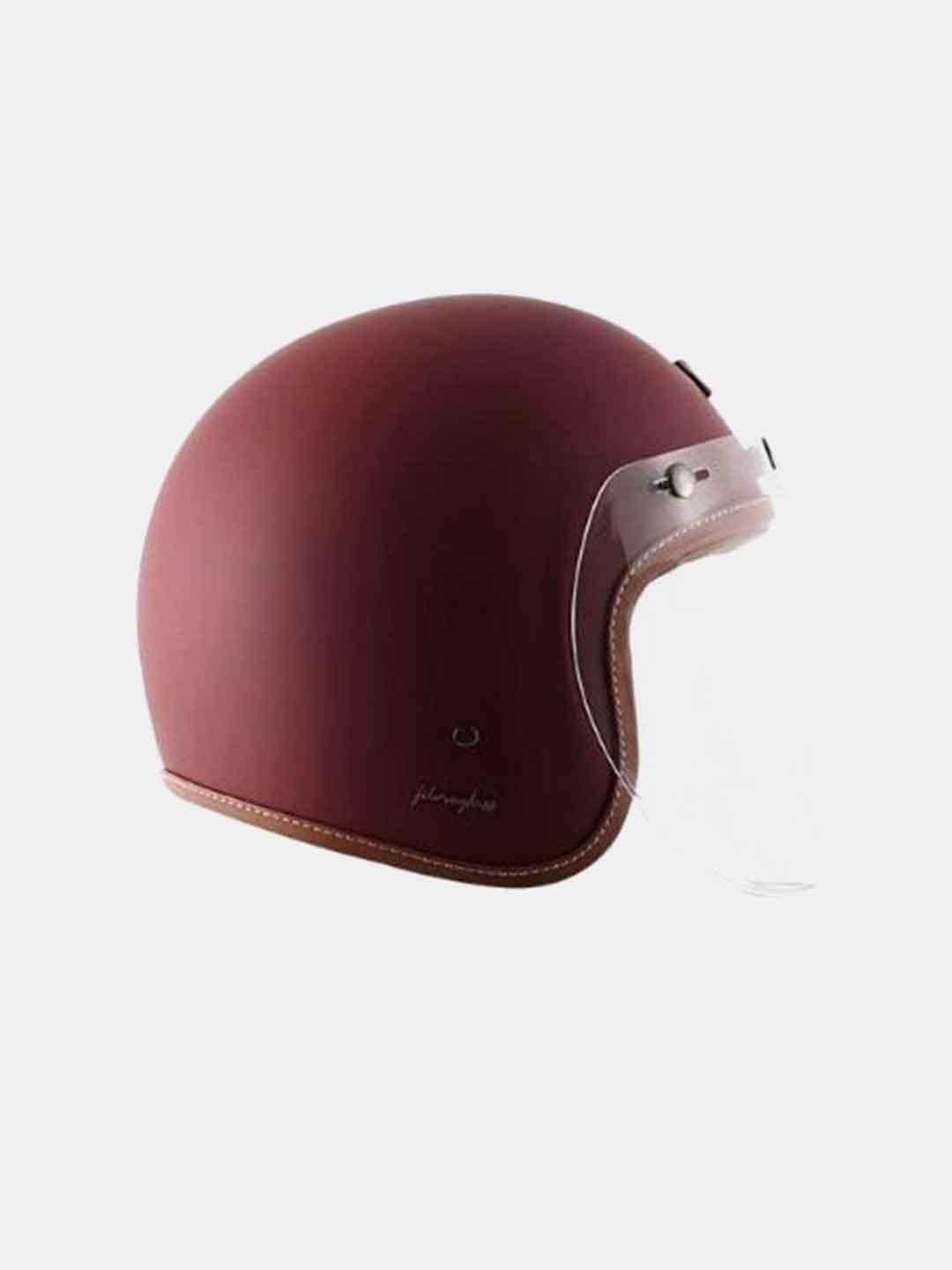 Axor Retro Jet Leather Dull Chestnut Red - Moto Modz