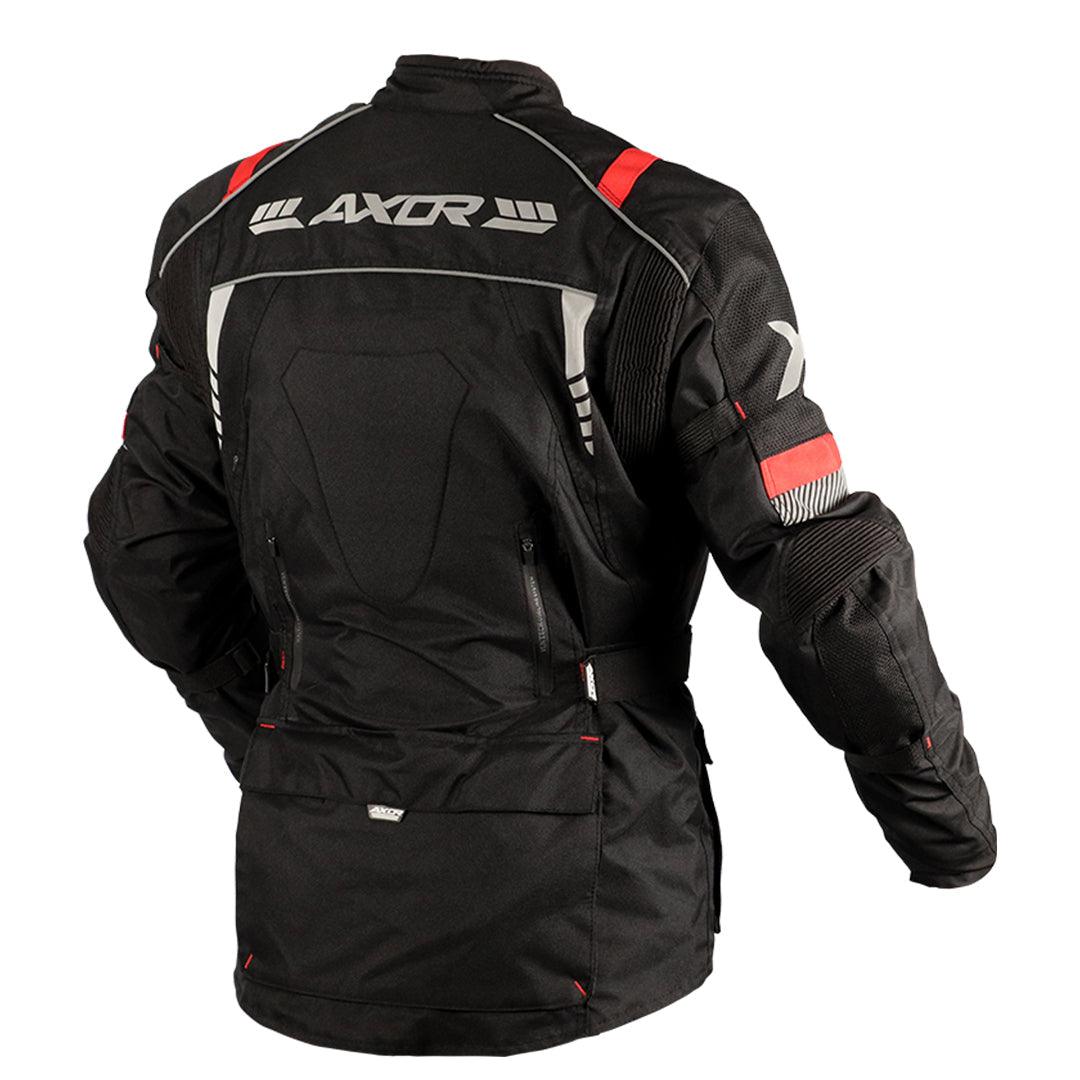 Axor Valour Black Red Jacket - Moto Modz