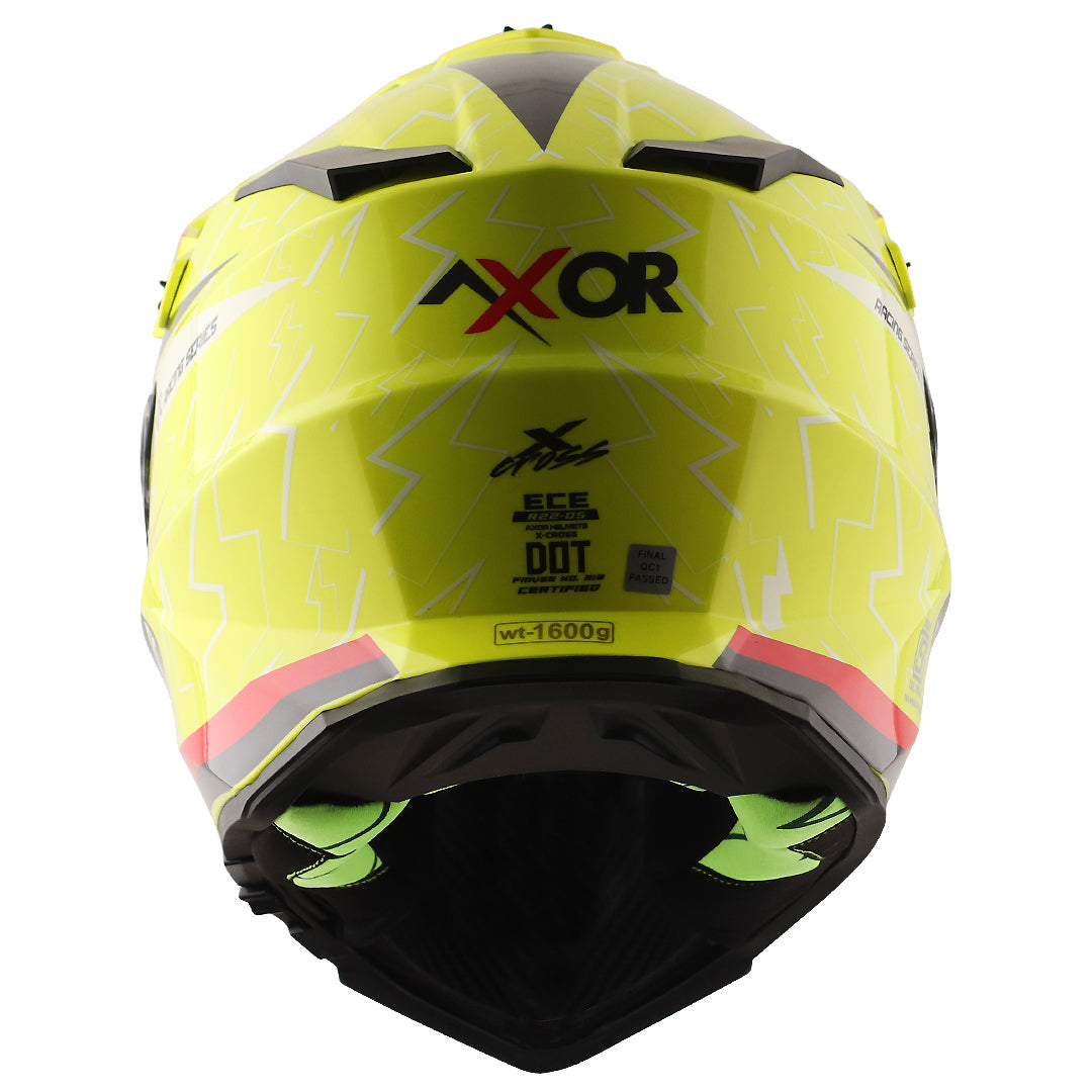 Axor X-Cross Flash Dual Visor Helmet - Moto Modz