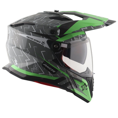 Axor X-Cross Flash Dual Visor Helmet - Moto Modz