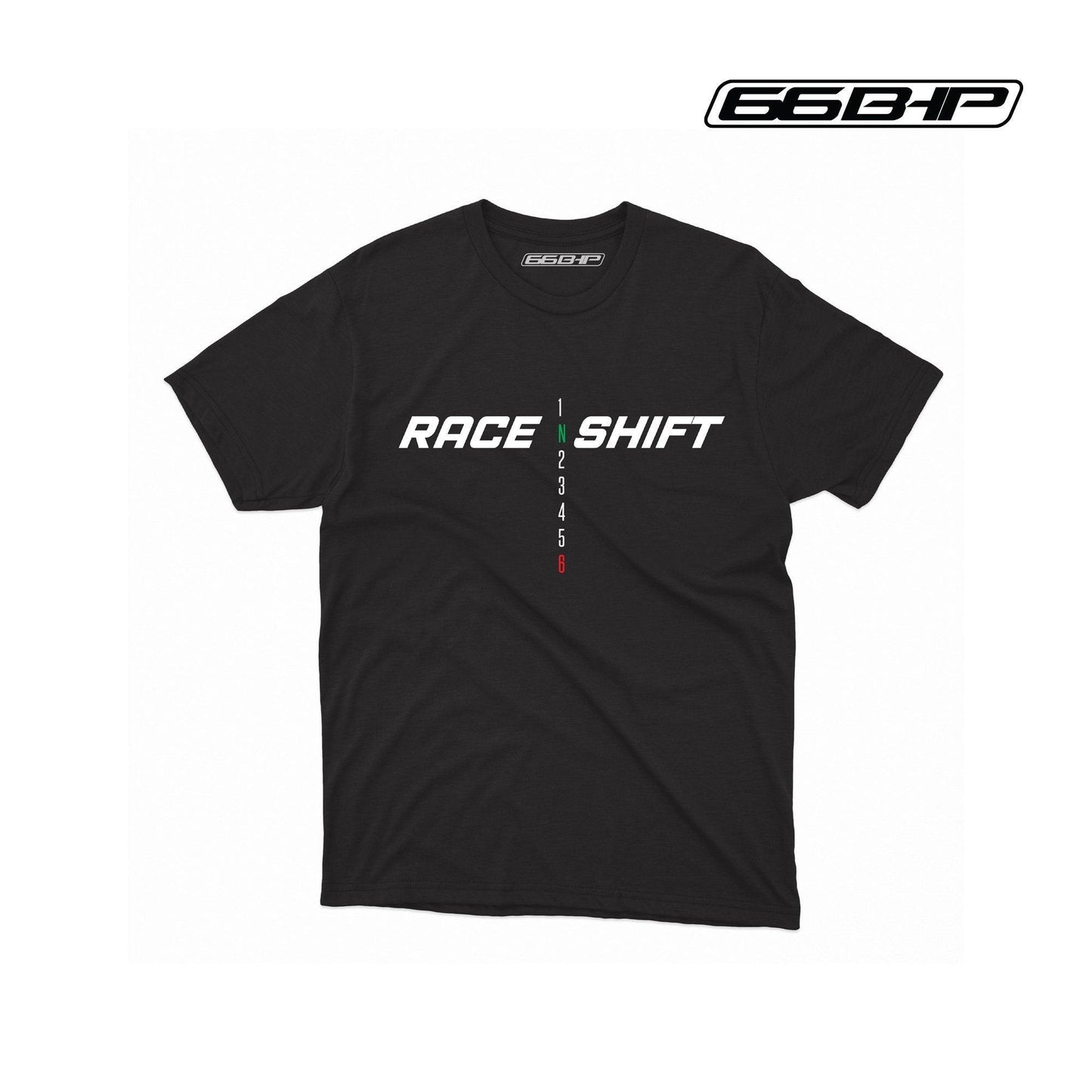 Biker T-Shirt Black for Men  66BHP - Moto Modz