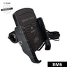 BOBO BM6 Jaw-Grip Bike Phone Holder (with Fast 15W Wireless Charger) Motorcycle Mobile Mount - Moto Modz