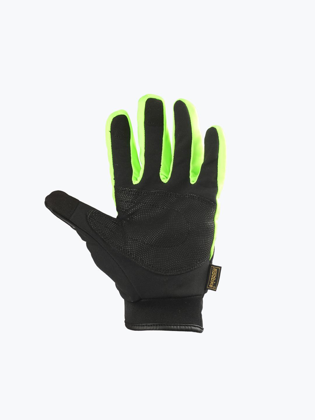BSDDP City Gloves Touch Black & Green - Moto Modz
