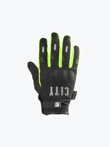 BSDDP City Gloves Touch Black & Green - Moto Modz