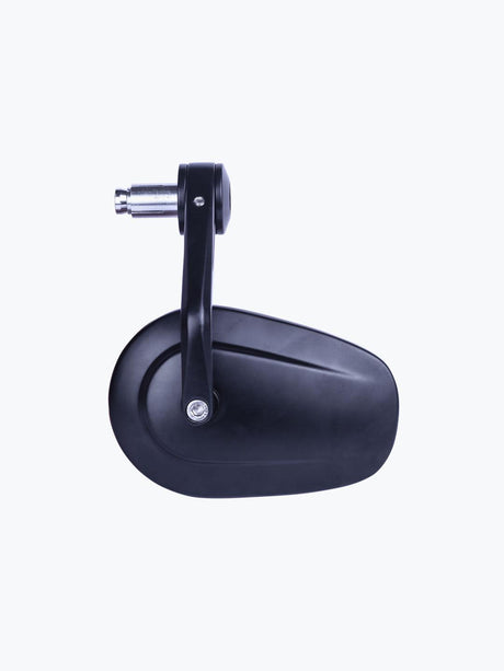 COSMOS SF169 Oval Mirror Black - Moto Modz