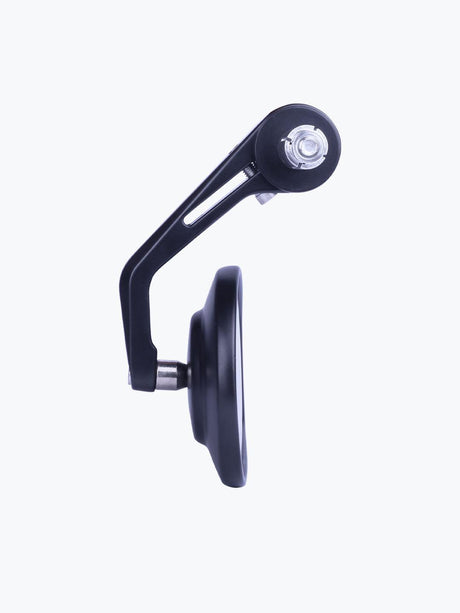 COSMOS SF169 Oval Mirror Black - Moto Modz