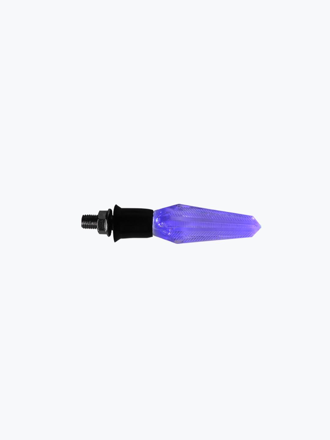Crystal LED Indicator Blue - Moto Modz