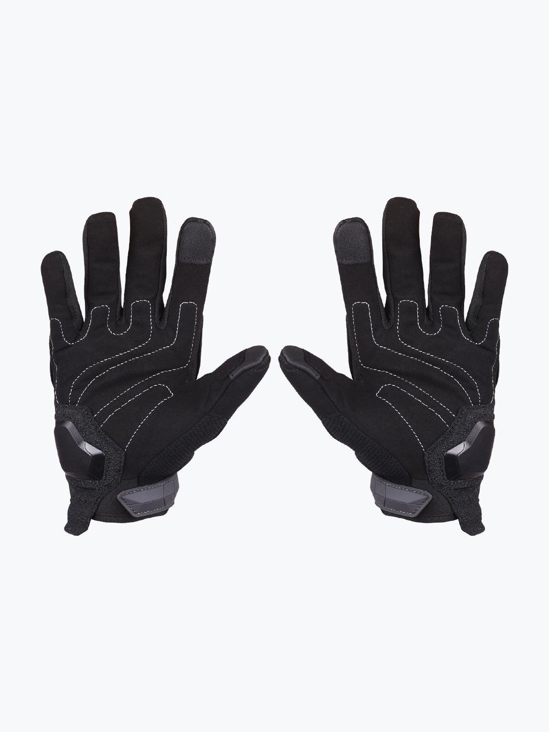 Cuirassier Gloves Black Grey - Moto Modz