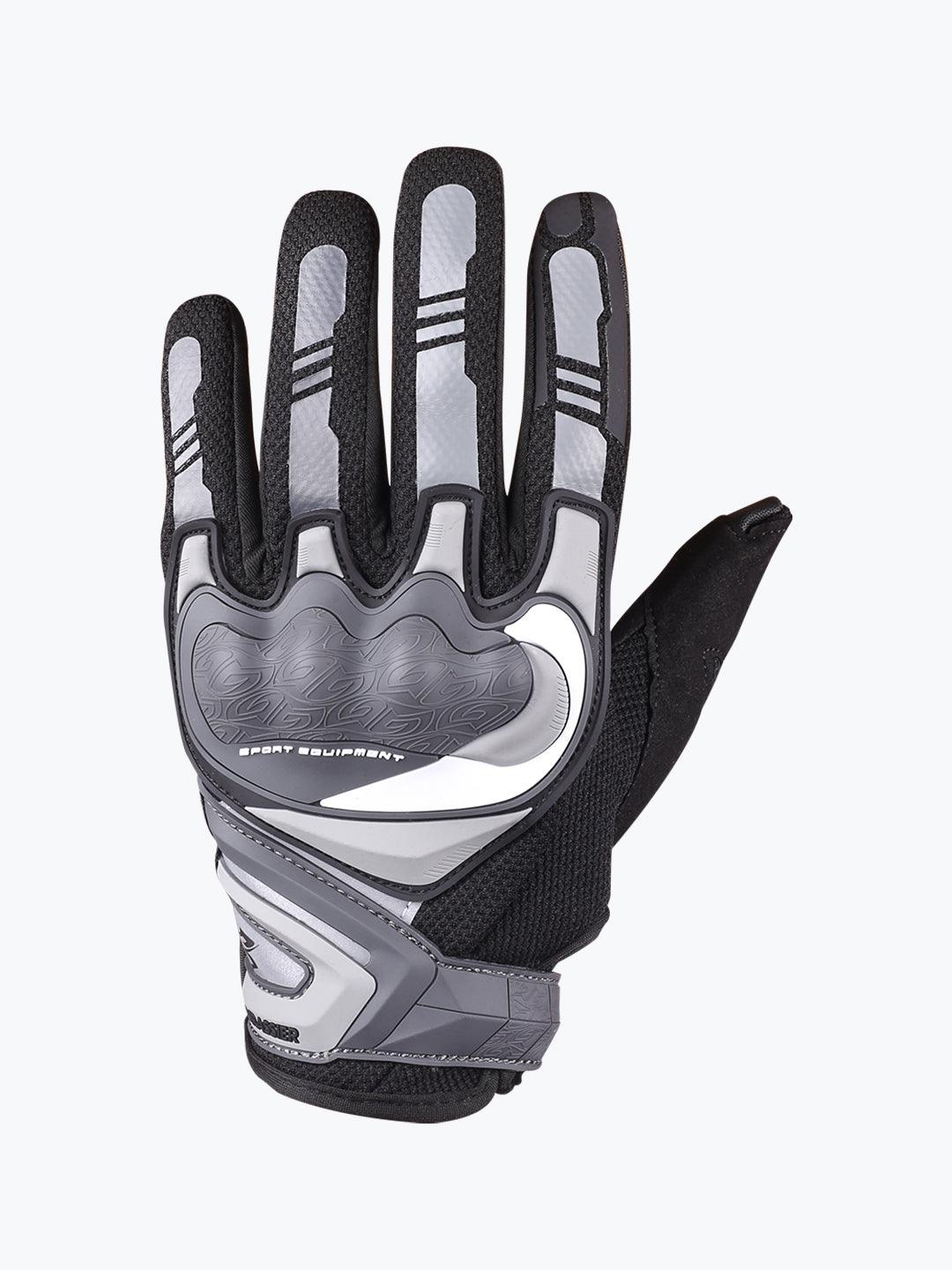 Cuirassier Gloves Black Grey - Moto Modz