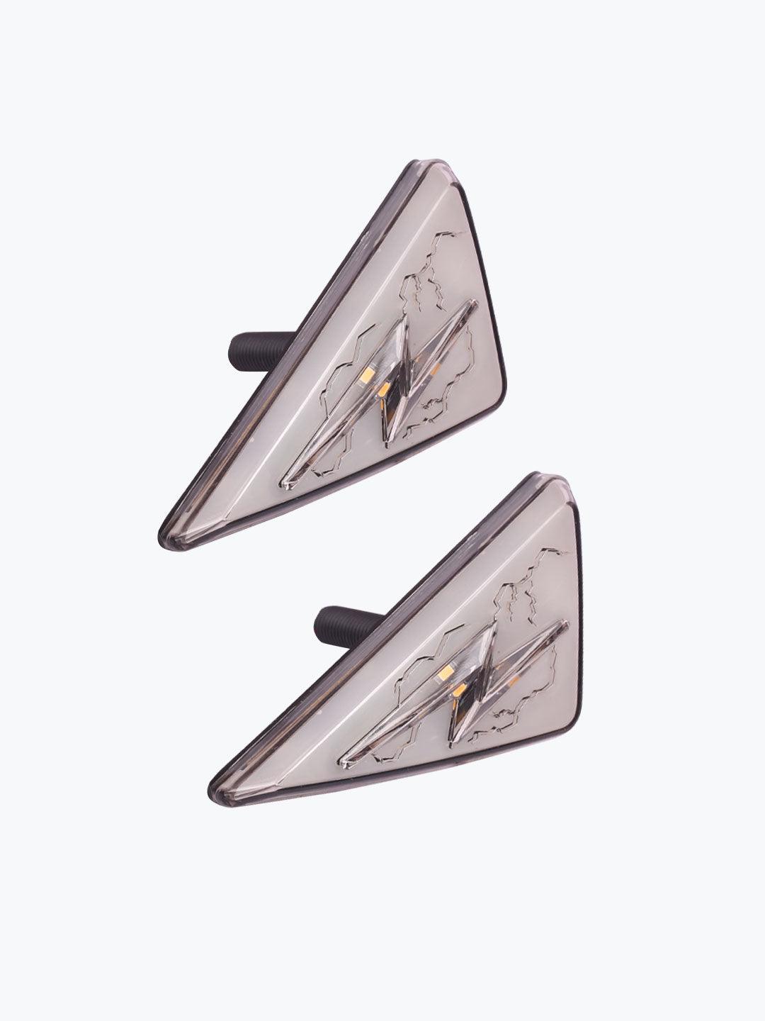 D-298 Yellow Red Running Indicator - Moto Modz