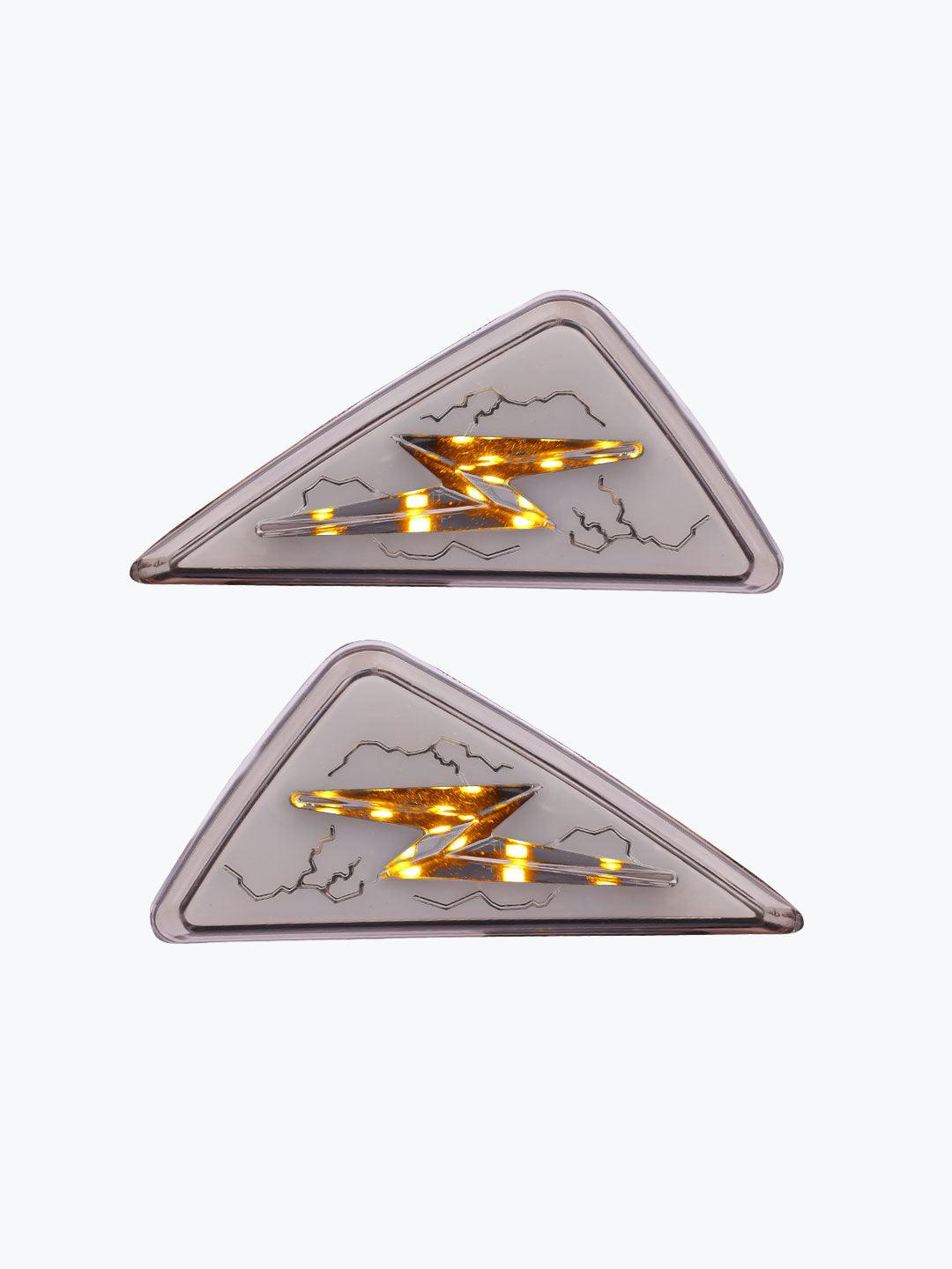D-298 Yellow Red Running Indicator - Moto Modz