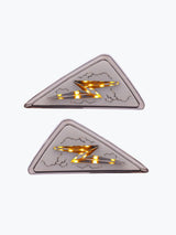 D-298 Yellow Red Running Indicator - Moto Modz