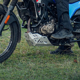 Hero Xpulse 210 Vambrace Bash Plate Silver