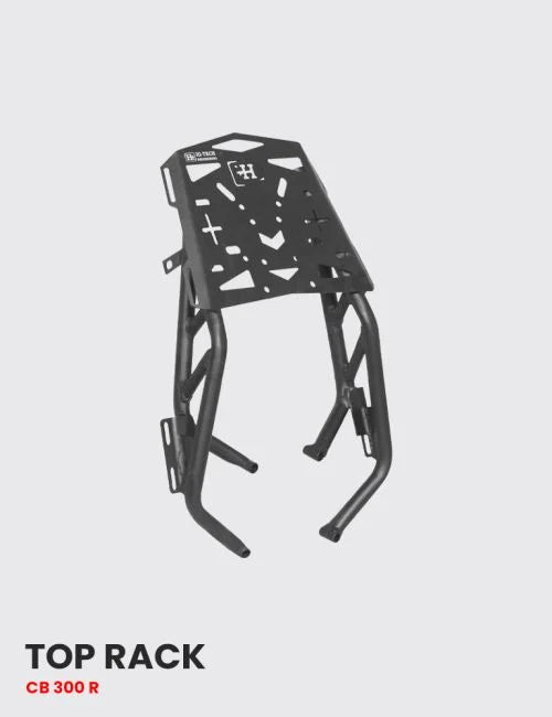 TOP RACK HEAVY FOR CB 300 R BLACK MATT – SB 761 / HT EXHAUST