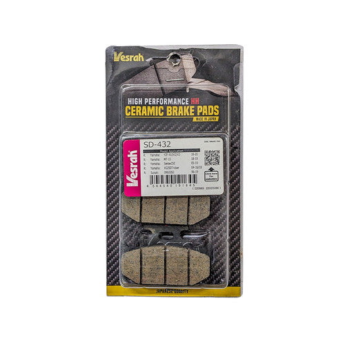 YAMAHA XSR 155 Rear brake pad by vesrah ( Ceramic) SD-432