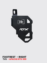APACHE RTX 300  FOOT REST / FTR 755 - HT EXHAUST ( BOTH SIDE )