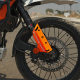 FORK PROTECTORS METAL - ORANGE    FOR  2025 FOR KTM 390 Adventure/Adventure X