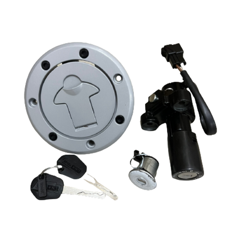 Duke 200 lock set with PT cap | Spark Minda