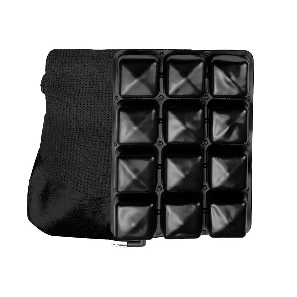 GRAND PITSTOP Motorcycle Air Seat Cushion with Air Filling Pump, Inflatable Bubble Air Pads with Breathable Mesh Cover & Non-Skid Bottom Compatible for Cruiser Motorcycle - Moto Modz