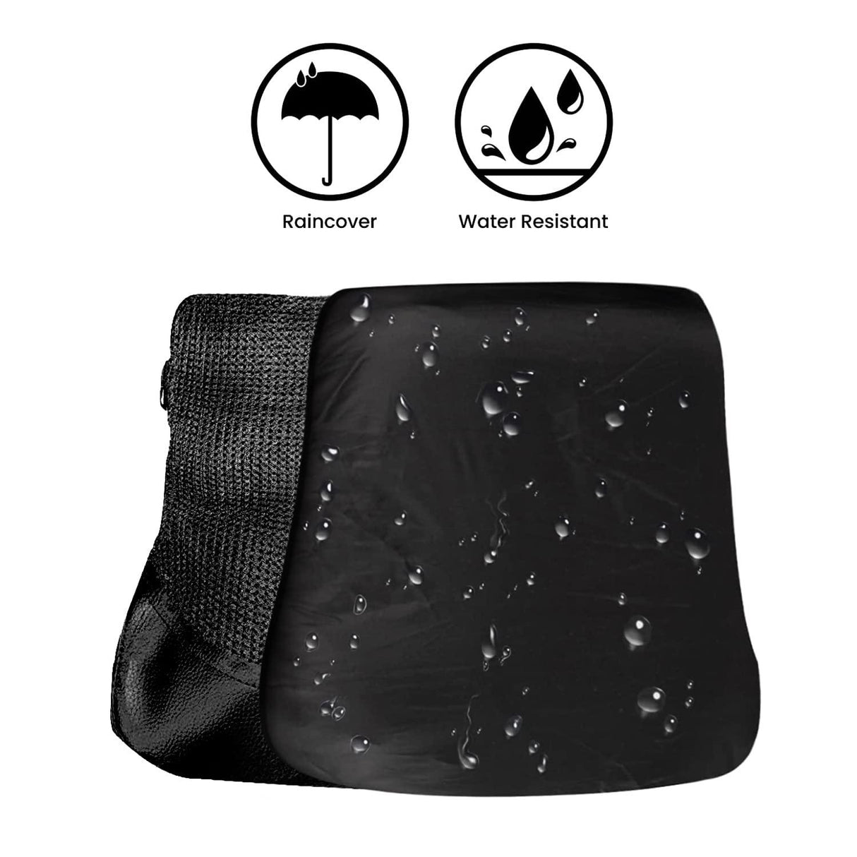 GRAND PITSTOP Motorcycle Air Seat Cushion with Air Filling Pump, Inflatable Bubble Air Pads with Breathable Mesh Cover & Non-Skid Bottom Compatible for Cruiser Motorcycle - Moto Modz