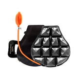 GRAND PITSTOP Motorcycle Air Seat Cushion with Air Filling Pump, Inflatable Bubble Air Pads with Breathable Mesh Cover & Non-Skid Bottom Compatible for Cruiser Motorcycle - Moto Modz