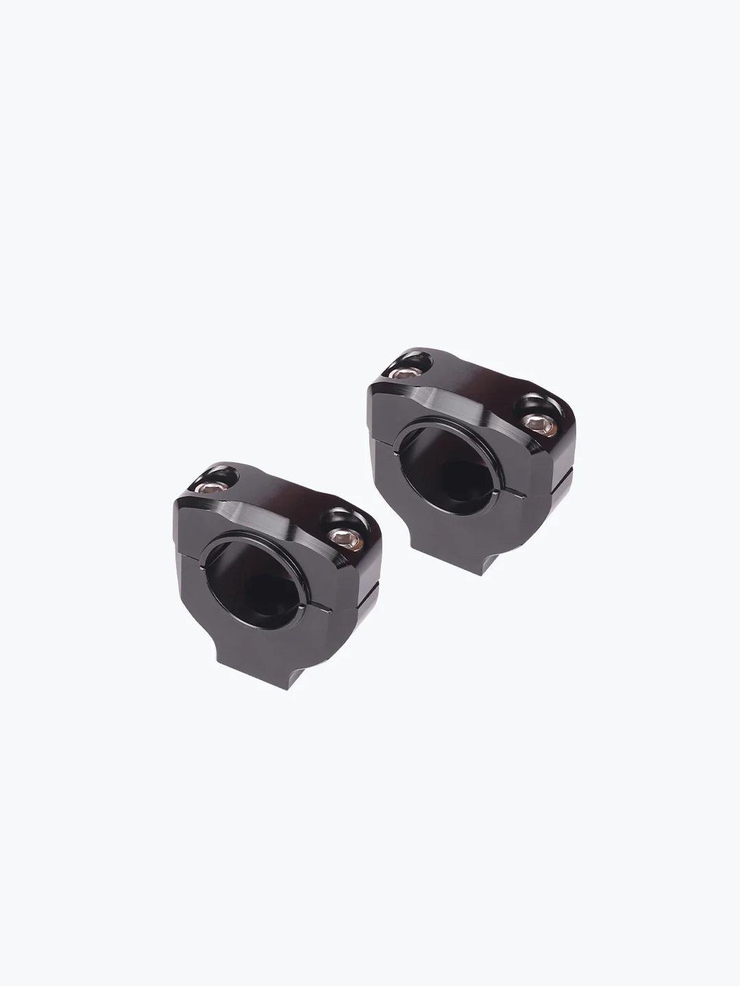 Handle Riser Bevel Edge Round Black - Moto Modz