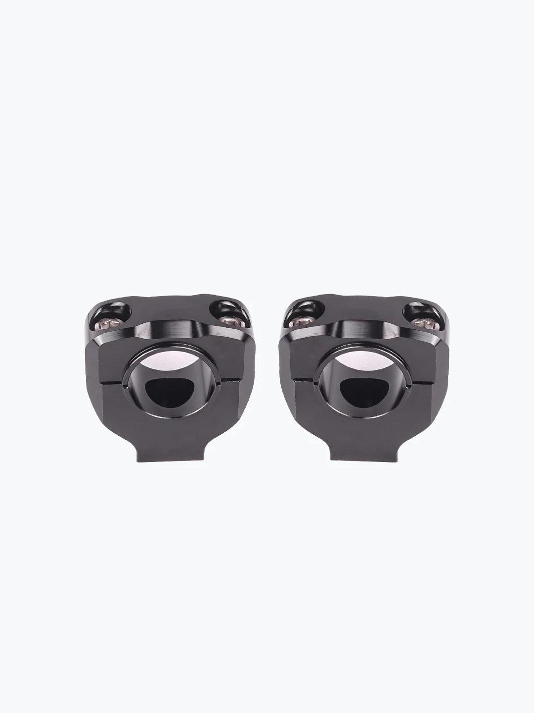 Handle Riser Bevel Edge Round Black - Moto Modz
