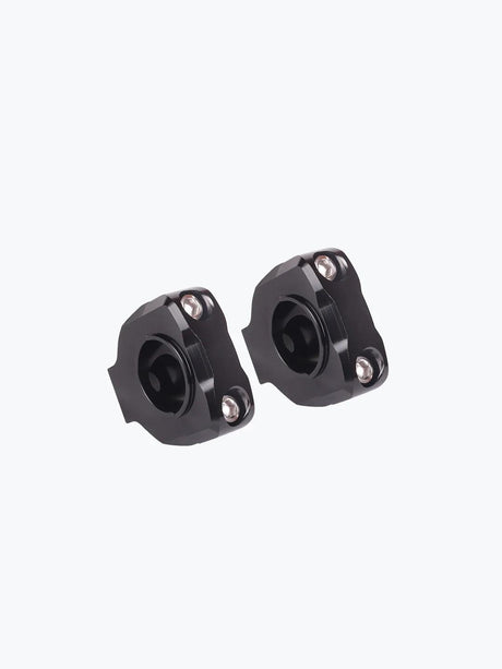 Handle Riser Bevel Edge Round Black - Moto Modz