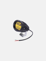 HJG 2 LED Oval Plain Yellow Fog Light - Moto Modz