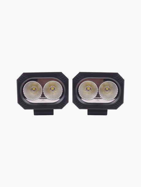 HJG 2 LED Square Fog Light - Moto Modz