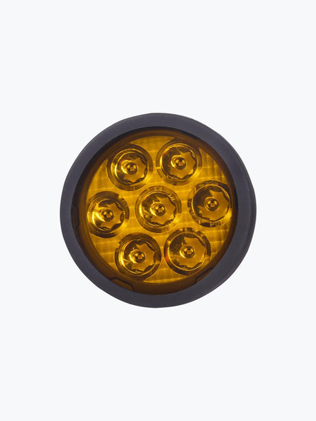 HJG 7 LED Round Fog Light Dimmerstat 70W Premium - Moto Modz