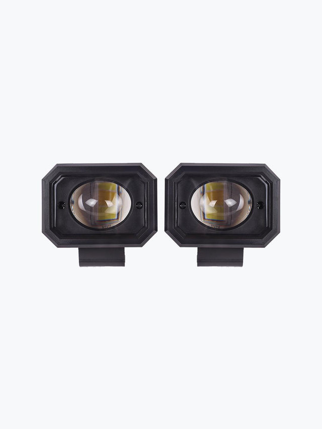 HJG AI CAM Square 3D Fog Light - Moto Modz