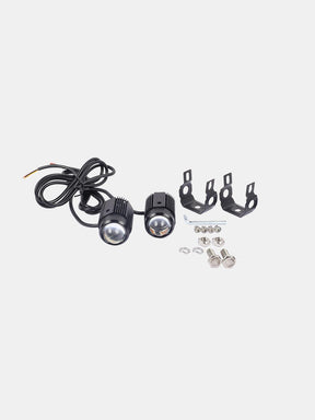 HJG Mini Pair Yellow-White Fog Light-Premium - Moto Modz