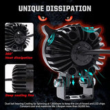 HJG OWL SHAPED LED FOG LIGHT (PACK OF 2) - Moto Modz