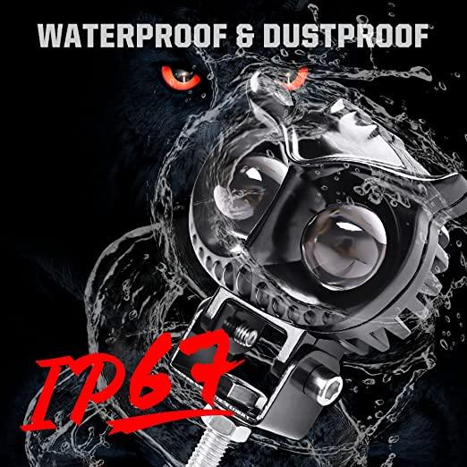 HJG OWL SHAPED LED FOG LIGHT (PACK OF 2) - Moto Modz